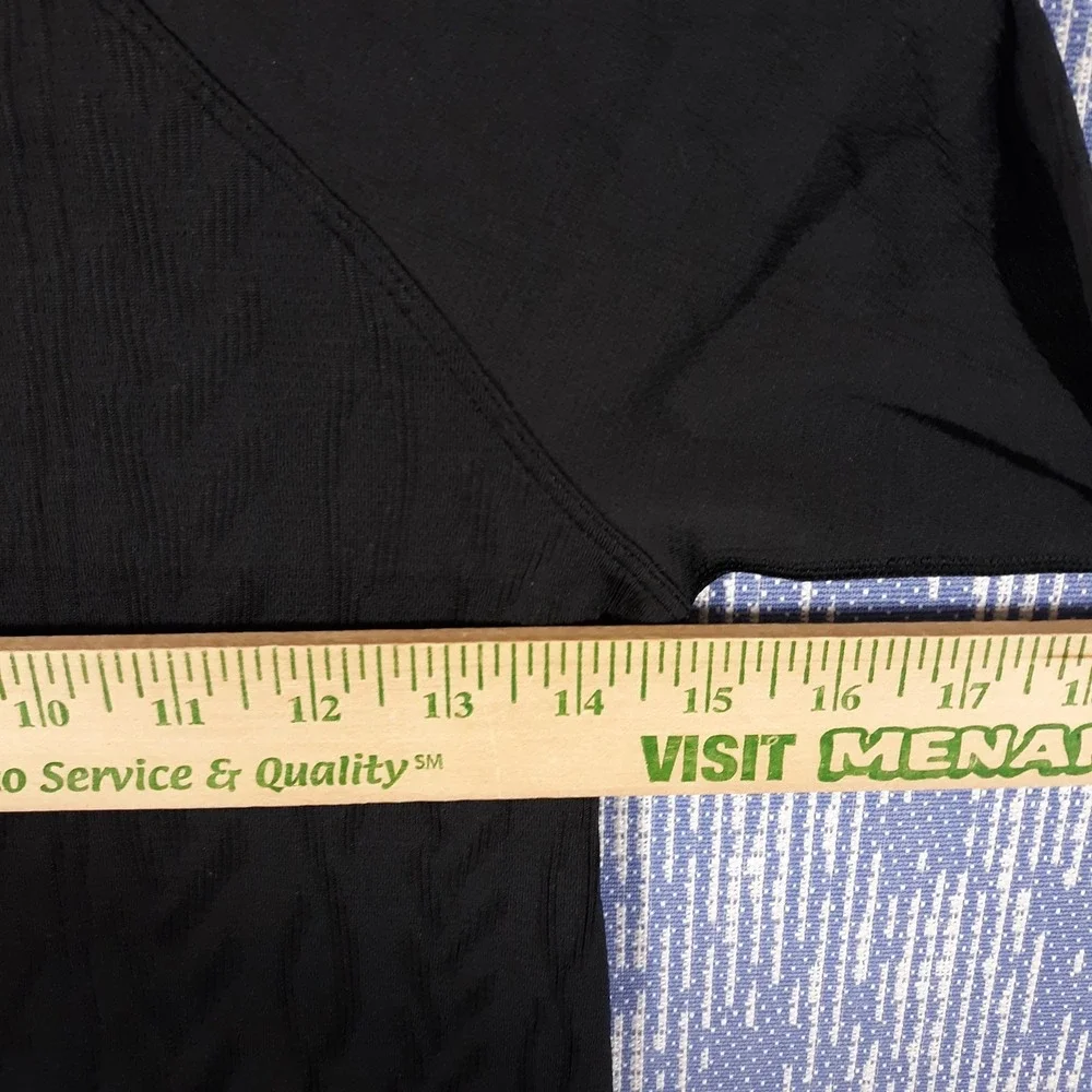 Lululemon Hoodie Womens XS Black Knit Textured Pullover Raglan Workout